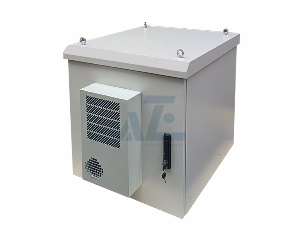 IP55 Outdoor Enclosure with 300W Air Conditioner,12U, 30inch Wide x 30inch Deep